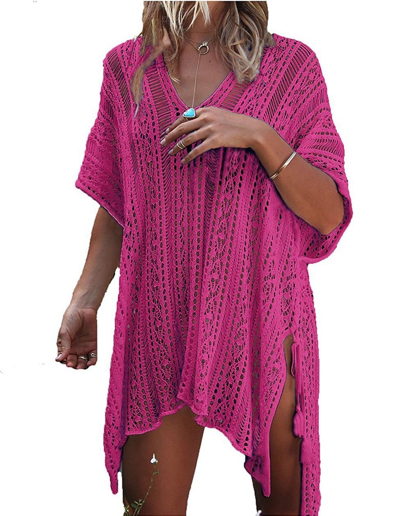 HARHAY Women's Summer Swimsuit Bikini 2023 Beach Swimwear Crochet Cover up - Image 1